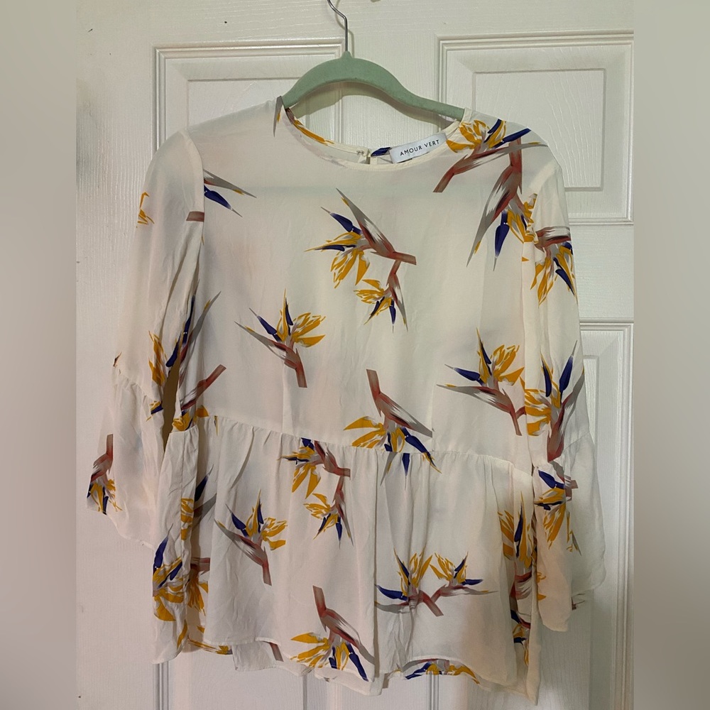 Amour Vert Silk blouse